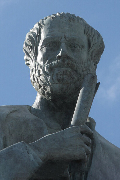 Estatua de Aristóteles, Universidad Aristóteles de Tesalónica, Grecia