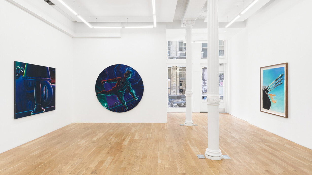 Robert Yarber, Regard and abandon, exhibition view. Courtesy of Nicodim Gallery