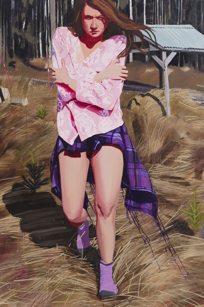 Sara-Vide Ericson (Swedish, b. 1983), Cold Heat, 2014, Oil on canvas, 62.99 x 51.18 inches, 160 x 130 cm