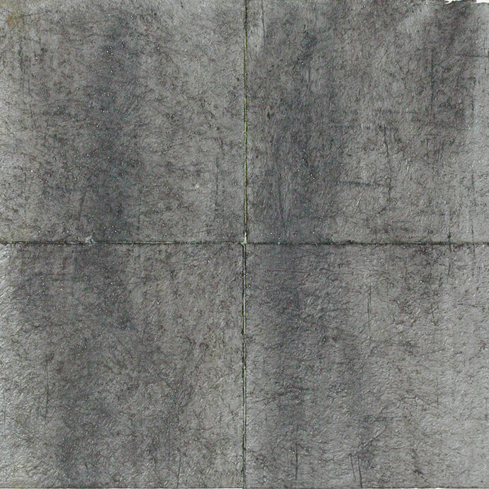 Luca Serra, Senza titolo, 2002, calco in gomma acrilica e caucciù su tela, 50 x 60 cm