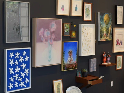 Various artists, Where have all the flowers gone, exhibition view. Courtesy of Catharine Clark Gallery