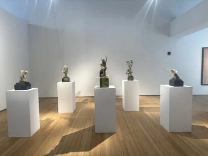 Nicolas Africano, Themes and variations, exhibition view. Courtesy of Nancy Hoffman Gallery