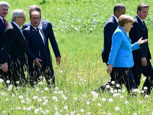François Hollande et les députés européens à la conférence sur le climat