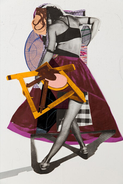 Sally Smart, detail from The Choreography of Cutting  