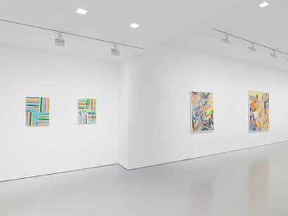 Franklin Evans, Someofsomeofall, exhibition view. Courtesy of Miles McEnery Gallery