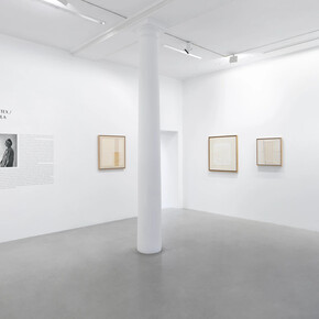 Jean Degottex and Sidival Fila, A minima, exhibition view. Courtesy of the Kamel Mennour Gallery