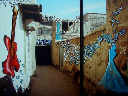 I graffiti di Shamsia Hassani per le vie di Kabul