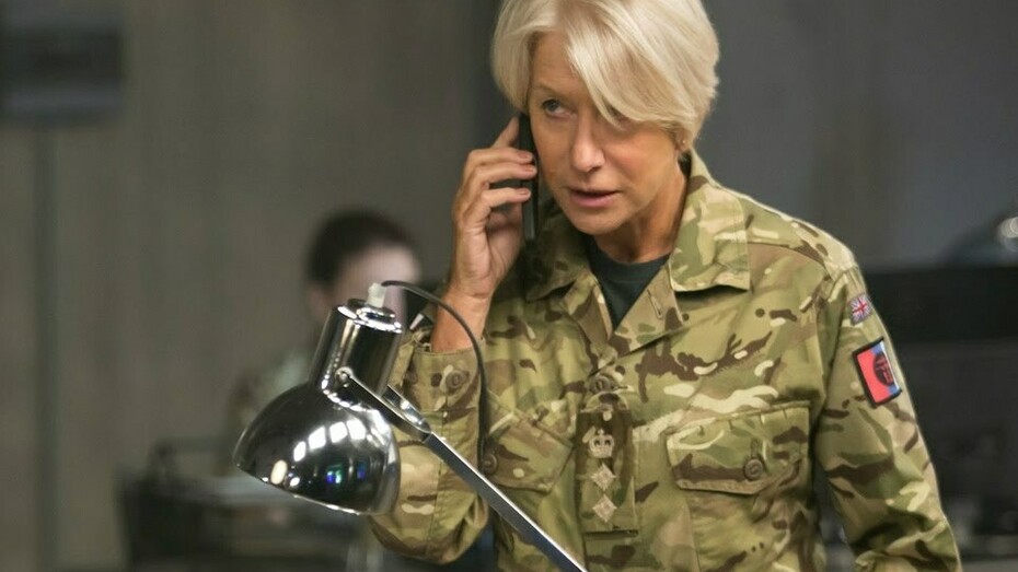 Helen Mirren en la película "Espías desde el cielo"