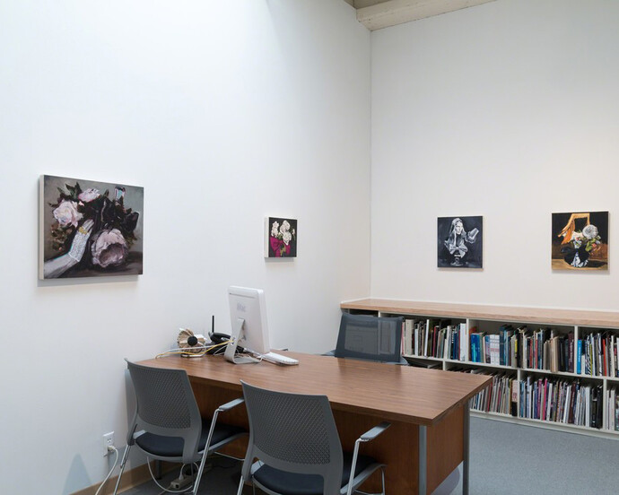 In The Office. Courtesy of Russo Lee Gallery 