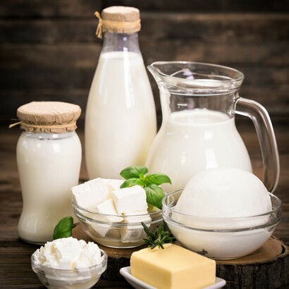 Milk products, except yogurt, are damp products