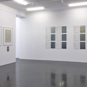 Anna Ridler, Trace remains, ausstellungsansicht. Mit freundlicher genehmigung der Galerie Nagel Draxler
