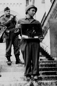Soldats de l'unité de protection et de sauvetage des œuvres et objets d’art d’Europe