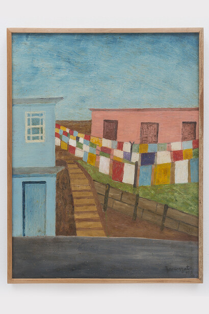 Amadeo Luciano Lorenzato 
Sem título 
1978 
Oil on hardboard
Courtesy David Zwirner
