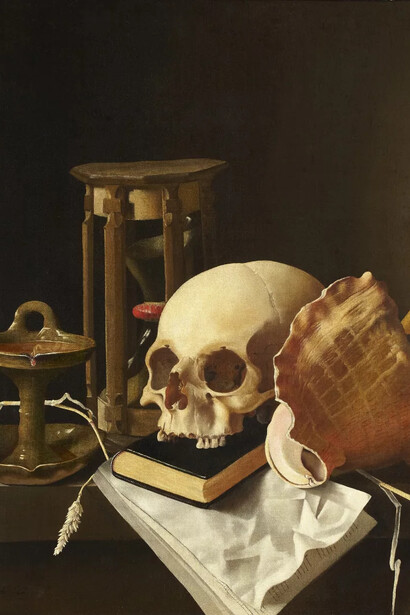 Adriaen Coorte, Vanitas-stillleben (detail), 1686. Courtesy of the Arp Museum