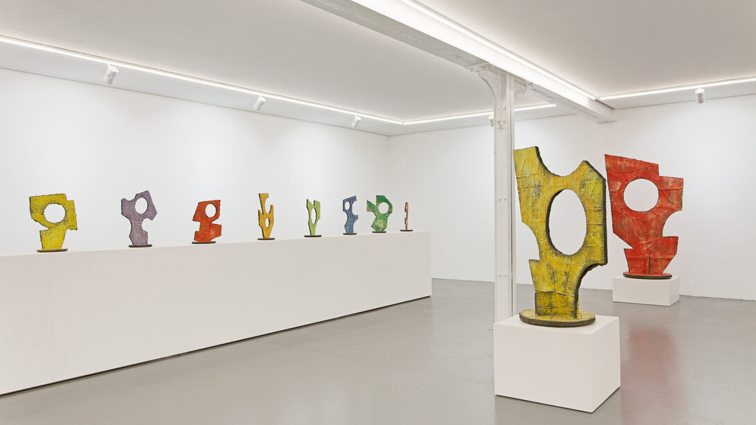 Benjamin Sabatier, Concrete and colors, vue d'exposition. Avec l’aimable autorisation de la galerie Xippas