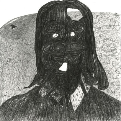 Nicola Tyson, The view, 2015, Mine de plomb sur papier, 19 x 19 cm © Courtesy Nicola Tyson et Petzel Gallery, New York