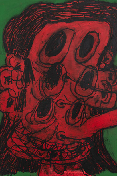 Taylor White, Trifocus (forest), 2023. Courtesy of the artist and The Hole, 2024