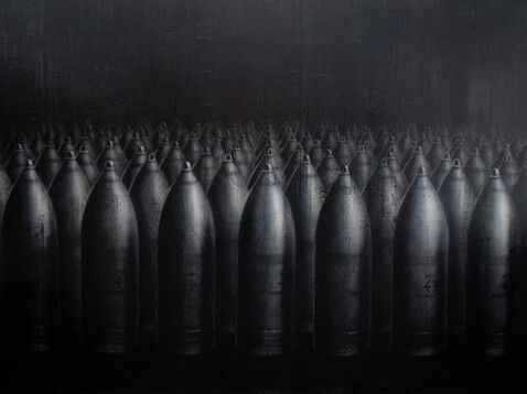 John Keane, A Hundred Years, 2014, Oil on linen, 196 x 267 cm, © John Keane, courtesy of Flowers Gallery