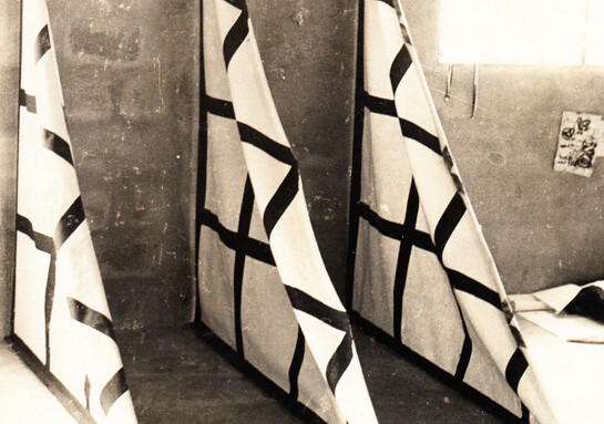 Eugenio Espinoza, Untitled, 1972, Installation view Venue, Santa Fe, Caracas. Acrylic on canvas, wood, 78 3/4 x 78 3/4 inches, Courtesy the artist