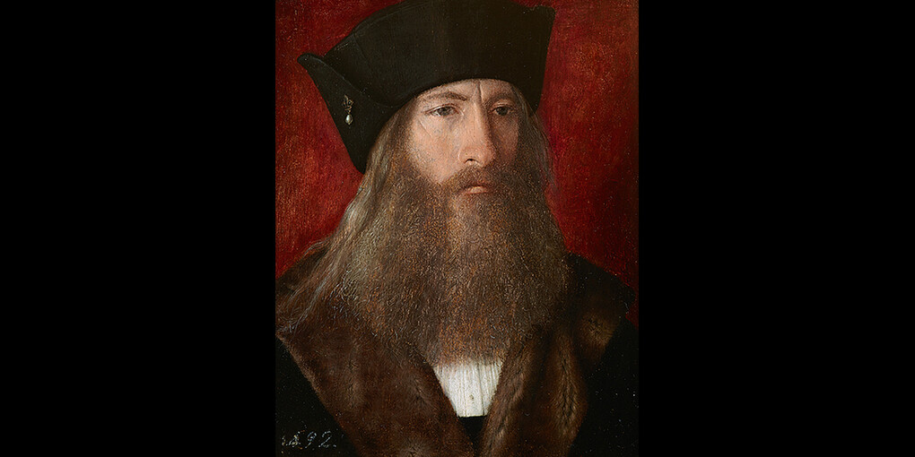 Michel Sittow, Portrait of a Man with the Pearl, 1515–1517, oil on panel, Royal Collection, Patrimonio Nacional, Palacio Real de Madrid