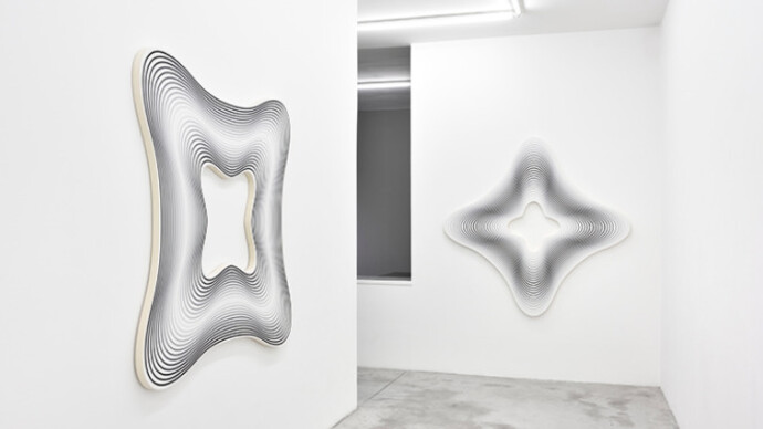 Philippe Decrauzat. Courtesy of Praz-Delavallade