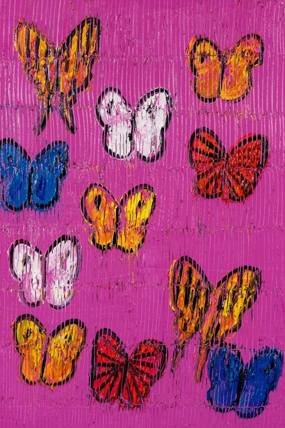 Hunt Slonem, King Charles garden. Courtesy of Bonner David Galleries 