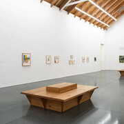 Charlotte Park, The life of forms in color, exhibition view. Courtesy of Parrish Art Museum
