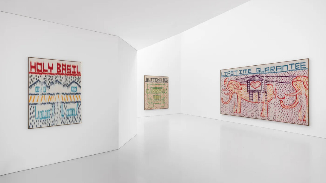 Mark Corfield-Moore, Swan song, exhibition view. Courtesy of Kate MacGarry