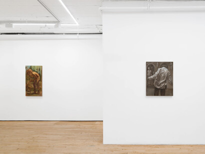 Fischer Mustin, Yuppie, exhibition view. Courtesy of GRIMM