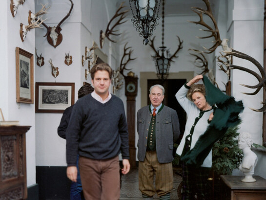 Tina Barney. The Antlers, 2001. Chromogenic color print. Courtesy of the artist and Janet Borden, Inc., NYC. © Tina Barney