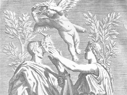 El poeta Juvenal siendo coronado. Sus «Sátiras» son una joya en lecciones de vida para la persona del siglo XXI, tan solo cambiando lo que hay que cambiar