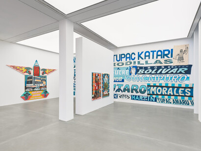Luciano Calderon, Poemas de la banda, exhibition view. Courtesy of Ruttkowski;68
