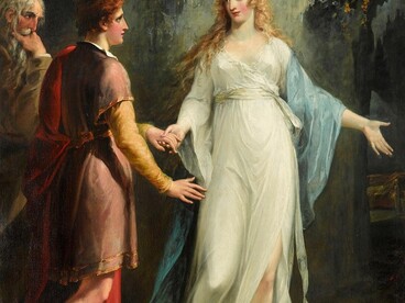 William Hamilton, Calipso riceve Telemaco e Mentore nella grotta, XVIII sec. circa, collezione privata 