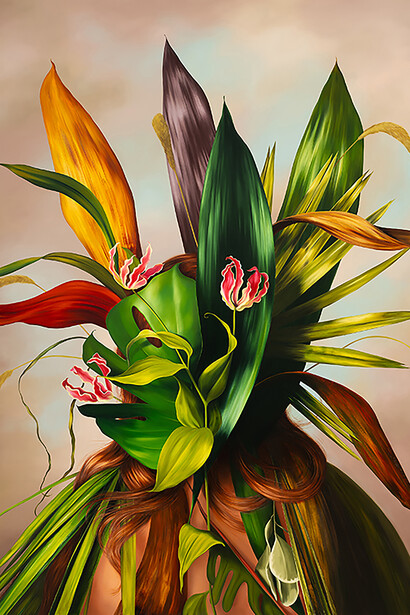 Ewa Juszkiewicz, Gloriosa (detalle), 2025. Cortesía del Museo Nacional Thyssen-Bornemisza