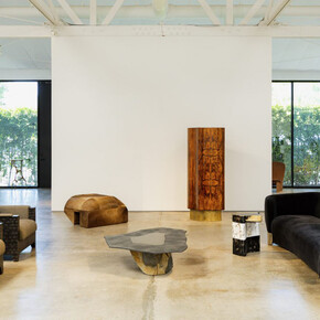 Robert Stadler and Yinka Shonibare CBE, Arcadia, exhibition view. Courtesy of Carpenters Workshop Gallery 