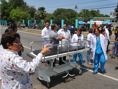 Protestas de los profesionales sanitarios venezolanos