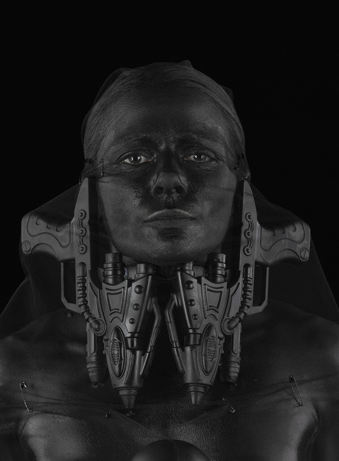 Marco Bolognesi. The hope of Hadar, 2017, collage corporeo. Sendai City, The Truth, Biennale di Curitiba