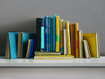 Christopher Stott, Down the River Road (detail), 2024, oil on canvas, 24x36 in. Courtesy of the artist and Billis Williams Gallery