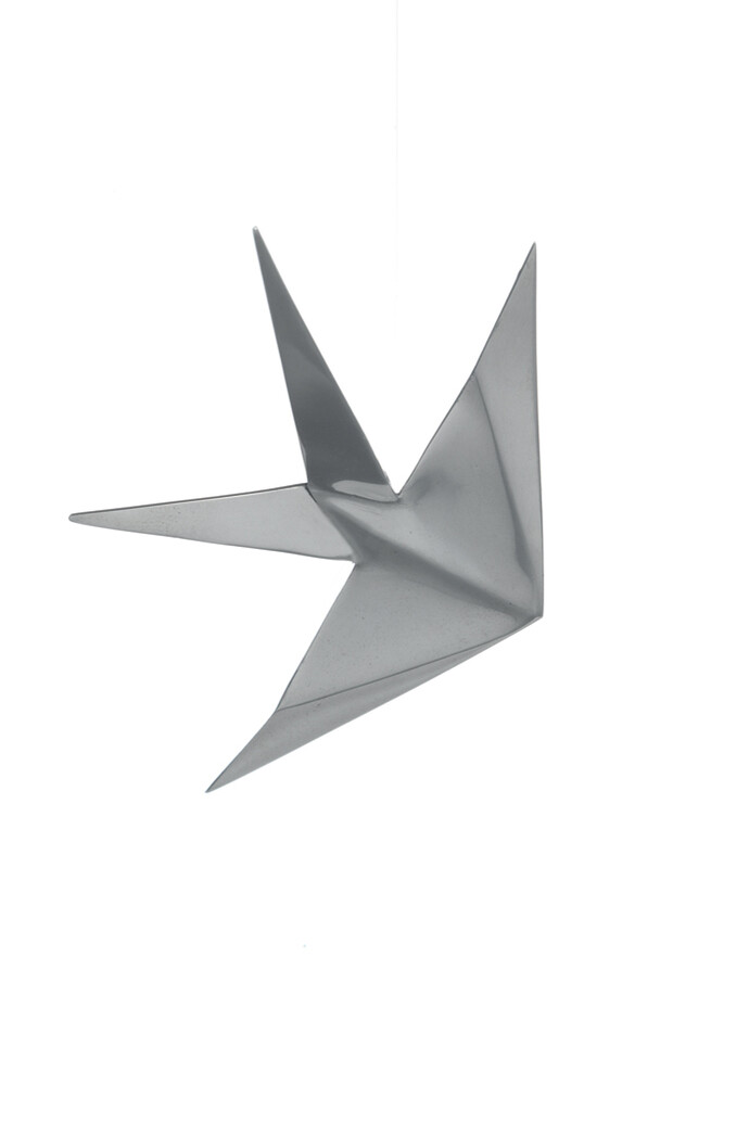 Terence Coventry, Swallow Brooch, Sterling Silver, Edition of 20, 9 cm high
