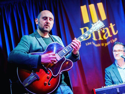 Daniele Cordisco, classe 1988, molisano e figlio d'arte è riuscito a coronare un sogno: un disco in collaborazione con Ron Carter. © Marco Mantione, (2019)