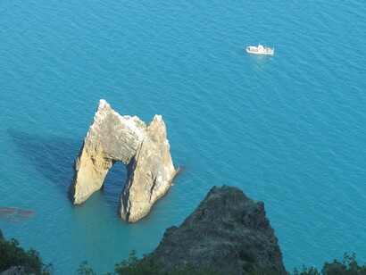 Vista sul mare di Crimea