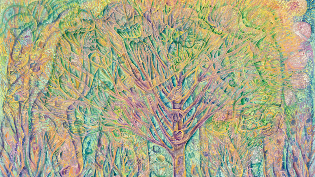 Peter Graham, Penumbral plum (detail), 2025. Courtesy of Olsen Gallery