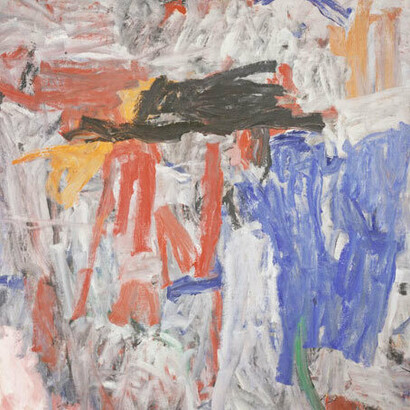 Philip Guston, American, born Canada, 1913–1980, Sleeper II, 1959, oil on canvas, Jeanne and Richard Levitt, Des Moines, Iowa. © Estate of Philip Guston, courtesy Hauser & Wirth. Courtesy of National Gallery of Art