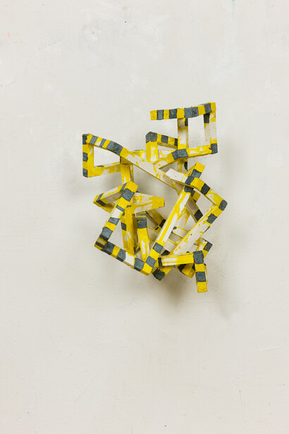 Philippe Richard, Noeud, 2013, acrylique sur bois, dimensions variables, Crédit photo Marc Plantec