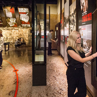 Gallipoli, the scale of our war, exhibition view. Courtesy of Museum of New Zealand