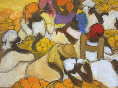 Jacqueline Joseph, "Marchandes d'agrumes n°6", XX sec.