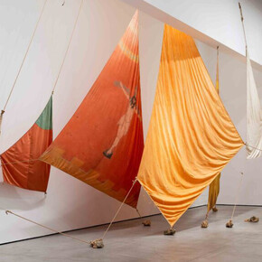 Jannis Kounellis, Labyrinth without walls, exhibition view. Courtesy of Es Baluard Museu d'Art Contemporani de Palma