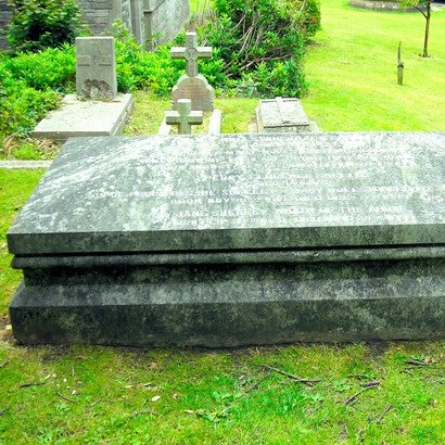 Cripta de los Shelley, Iglesia de San Pedro, Bournemouth, Inglaterra.