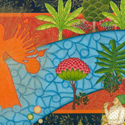 Alexander Gorlizki, All seeing always (detail), 2025. Courtesy of Anant Art Gallery