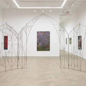 Srijon Chowdhury, Tapestry, exhibition view. Courtesy of P.P.O.W Gallery